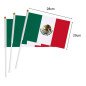 Bandera con palo 20x28cm