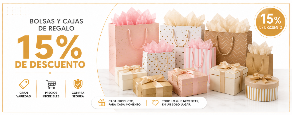 Bolsas y cajas de regalo