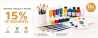 Pinturas, pinceles y paletas
